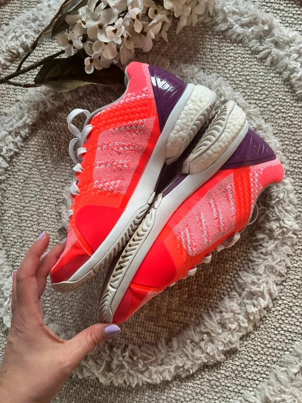 Fluo pink Adidas Stella McCartney sneakers – Size 38 – Very good condition tennis chic – photo 3